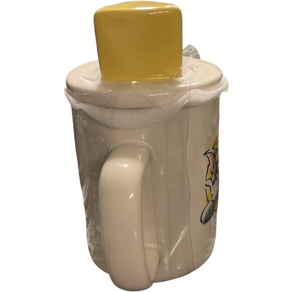 Tom and Jerry Rae Dunn Turner Entertainment Artisan Collection Mug with Lid NWT - Picture 6 of 7